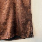 A New Day ⭐️ copper metallic v-neck spaghetti strap cami tank top size small Photo 14