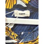 Warm Mystic Floral Printed Long Sleeve Blouse Top Marigold Women's Size Small Yellow Photo 4