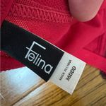 Felina Christelle Bra 36DDD, Red Sheer Mesh Lace Full Busted, EUC Photo 2