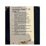 Lululemon Align High Rise Crop 17" Size 4 True Navy Yoga Pants Retail $88 Photo 2