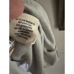 Ultra Flirt  Long Gray Boho Top Long Sleeve Stretch Cage Neck Rayon Blend Size S Photo 3