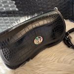 Coach Wavy Dinky Bag Crossbody Black Croc Embossed Coachtopia Leather Purse NWT Photo 17