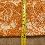 Joie Orange and White Floral Midi Dress  Size Medium Photo 6