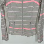 Lululemon  Forme Jacket Cuffins Pop Stripe Heathered Dune 4 Photo 5