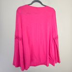 Crown & Ivy  Pink Bell Sleeve Top Photo 6