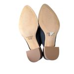 DOLCE VITA Tendle Block Heel Mule Sz 11 Black Snake Embossed Leather Pointy Toe Photo 7