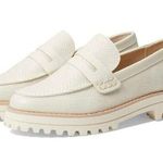 Dolce Vita Abbott Ivory Snakeskin Print Loafers Size 9.5 Runs Large (10) Photo 0