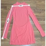 ZEYNEP ARCAY pink turtle neck longsleeve Backless Mini Jersey Dress IT 42 (US 6) Photo 7