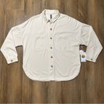 Vuori NWT Women’s Mackenzie Shirt Jacket - Natural Cream Size M/L Medium Large Photo 1