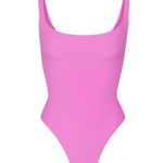 SKIMS Fits Everybody Square Neck Bodysuit in Neon Orchid Photo 0