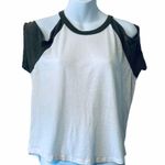 Me to We  pacsun burn out cold shoulder tee Photo 1