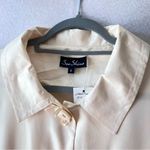 Vintage SEE SHINE 100%silk Cream bubble hem Sz 4 Dress coquette whimsical dainty White Photo 5