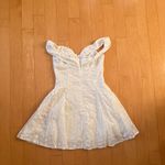 Princess Polly  Rosebud off the shoulder embroidered white mini dress Photo 2