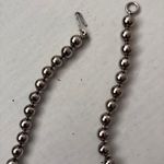 Vintage Southwestern/Navajo Style Silver & Turquoise Squash Blossom Necklace Photo 13