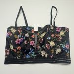 Victoria's Secret Victoria's‎ Secret Very Sexy Unlined Strapless Floral Bustier Bra Size Small NEW Photo 5