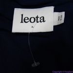 Leota NWOT USA-made blue yellow dolman sleeve wrap dress, size 3L Photo 5