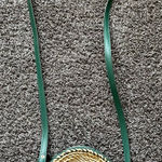 Bath & Body Works New with Tags  Woven Round Crossbody Bag with Green Strap Boho Photo 0