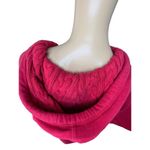 Sonoma Red Button Up Hoodie With Knit Hood Photo 3