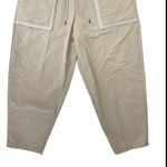 Nike Essential Woven High Rise Pants Womens Large Beige Baggy Joggers Size XXL Photo 2