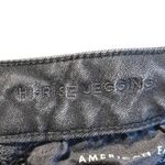 American Eagle Hi Rise Jegging Women Black Distressed Ripped Jeans Size 10 Long Photo 6