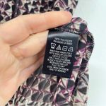 Nic+Zoe Purple Black Abstract Print Blouse Womens S Sleeveless Classic Preppy Photo 4