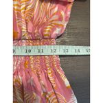 Ramy Brook Mini Dress Leaf Animal Print Smocked Waist Sleeveless Halter Neck Photo 8