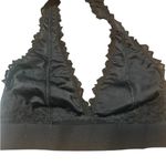PINK - Victoria's Secret VS PINK Lace Halter Bralette in Black size S Photo 1