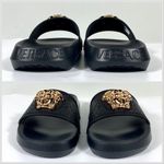 Versace NWB  Palazzo Medusa Slide Sandal Black Size 37EU 1009461 DGOM8 KVO41 Photo 7