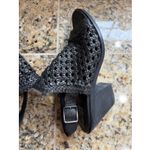 Eileen Fisher  Classic Black Rory Woven Leather Sandal Open Toe Shoes Womens 9 Photo 9