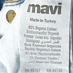 MAVI Maria Slit High Rise Flare Distressed Intentionally Ripped Jeans, Size 28 Blue Photo 3