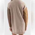 Blu Pepper  Colorblock Long Sleeve Sweater Dress Photo 7