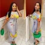 NEW Sexy Paint Splattered Midi Dress Gray Size M Photo 3