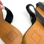 DV by Dolce Vit Dolce Vita Black Leather Double Strap Slide Sandals  Photo 8