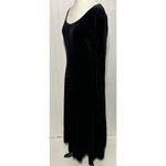 Amanda Smith  Velvet Velour Long Sleeve Maxi Dress Wednesday‎ Style Black Size 12 Photo 10
