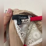 Ladkah White Lace Mini Dress High Neck Sleeveless Cottagecore Bridal Chic SZ S Photo 7