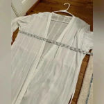 Uniqlo White Gauze Wrap Size Medium Photo 10