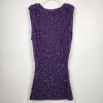 Retrofête Retrofete Carnegie Embellished Sequin Mini Dress Purple Small Sleeveless NWT Photo 2