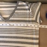 Athleta  Gray Ruched Tie Front Midi Dress with Cap Sleeves, XL Photo 10