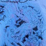 Ed Hardy Vintage  Christian Audigier Peacock Iridescent Rainbow Graphic T-shirt Photo 11