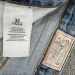 Ralph Lauren Polo Distressed Star Patch Crosby Denim Shorts Blue Size 32 Photo 10