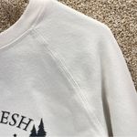 Imperfect Farm Fresh Christmas Trees Graphic Sweatshirt cotton blend sz medium White Photo 6