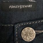 Ashley Stewart  Dark Wash Cropped Stretchy Jeans Photo 4