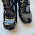 Coutgo Penny Loafers Chunky Block Heels Square Toe Shoes Black 11 NWT Photo 7