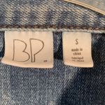BP. Nordstrom Cropped Long Sleeve Denim Jacket Blue Photo 2