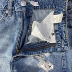 Garage Denim Women's Mom Shorts High Rise Distressed Blue Size 26/3 Photo 4