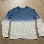 Old Navy  Blue and White Crewneck Sweater Photo 0