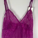Wacoal  So Sophisticated Chemise 814287 Purple Large Mesh Lace Photo 3