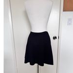 Theory  Knit Rortie A-Line Mini Shirt in Black Size Small Photo 1