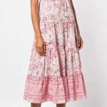 Cara Cara Haley Midi Dress Paisley Border Ivory Size XS Photo 12