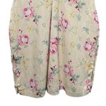 ZARA  NWT Floral Print Satin Effect Dress Cut-Out Details Size Medium Photo 14